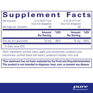 Zinc Liquid 15mg